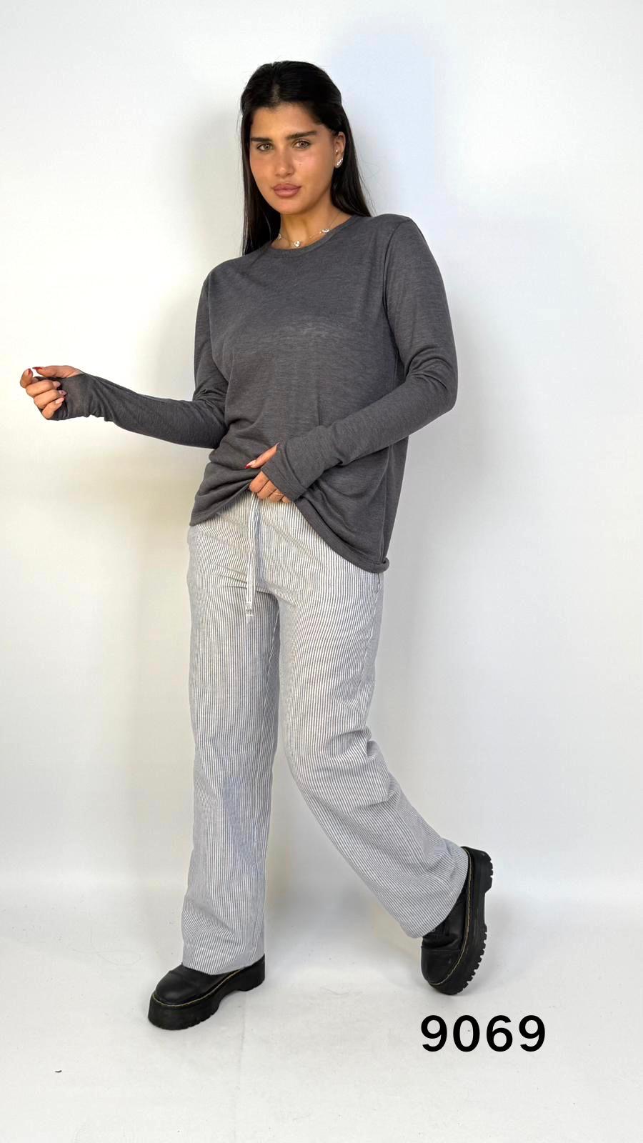 דגם 9069: מכנס פסים ארוך