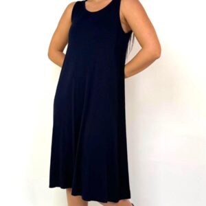 דגם : 9435-1: שמלה קלוש ללא שרוול