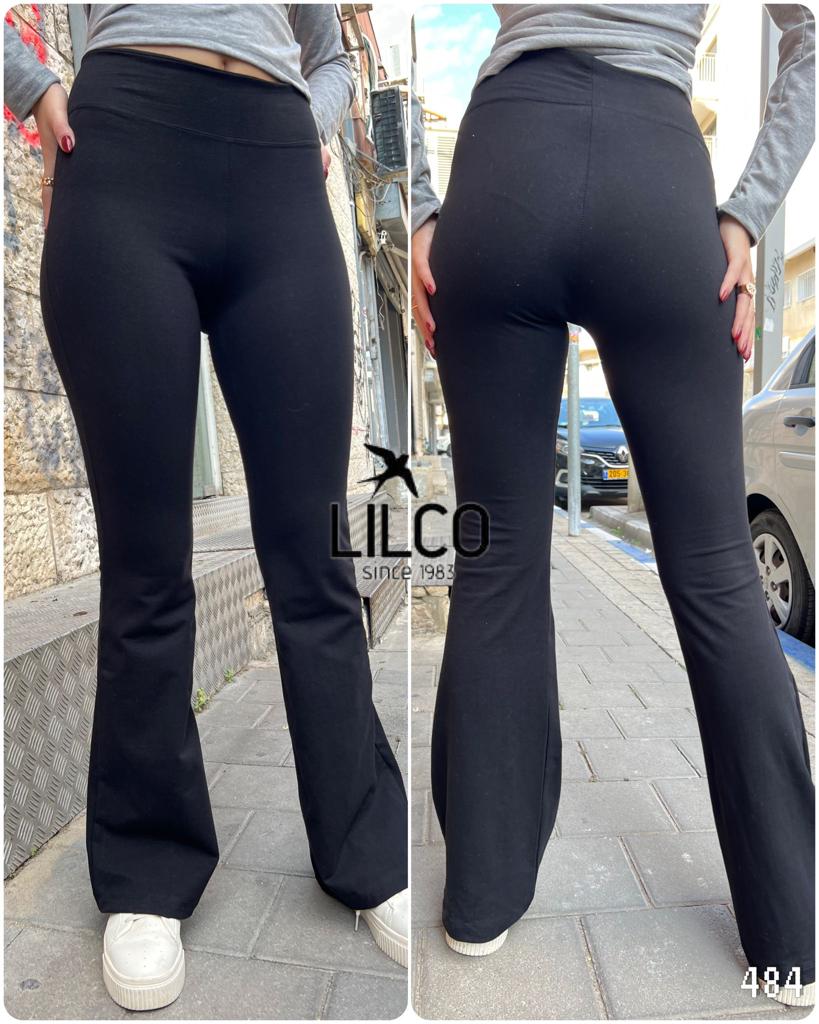 דגם 484: מכנס בדלפון לפי מידות 0-1-2 שחור