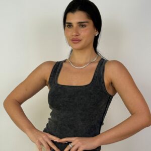 דגם 9092 :גופיה ריב סטון ווש